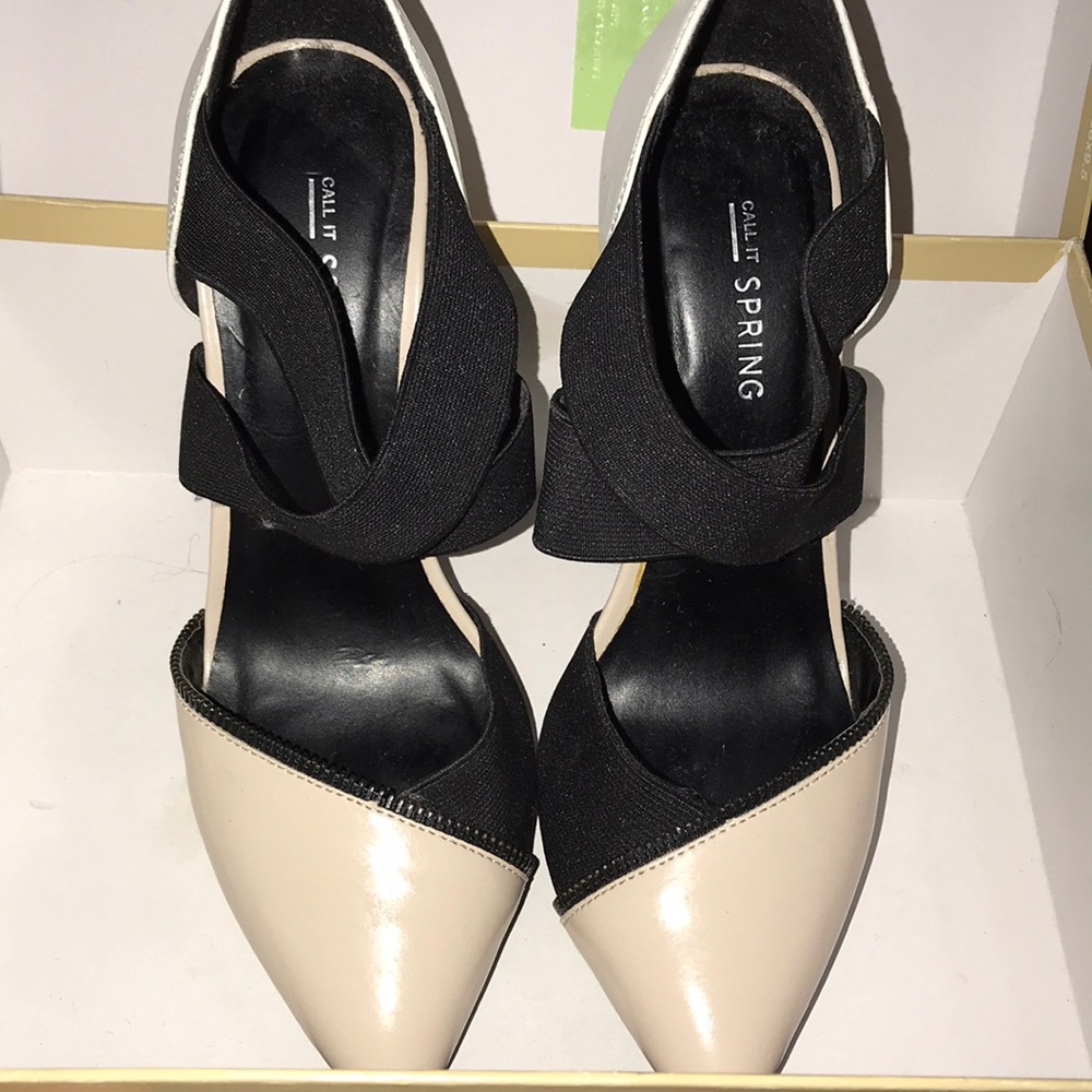 Slightly worn heels